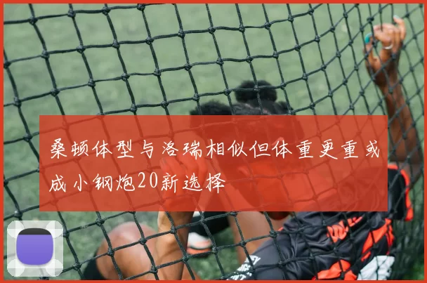 桑顿体型与洛瑞相似但体重更重或成小钢炮20新选择